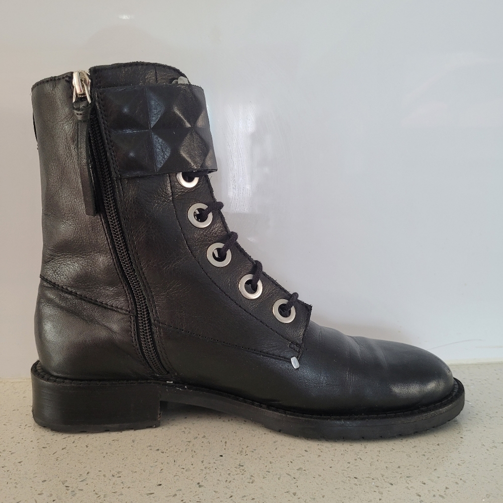 Rebecca Minkoff  Black Combat Boot